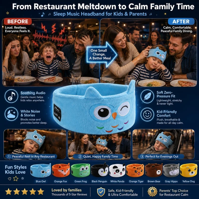 Kids Wireless Bluetooth Sleep Headband