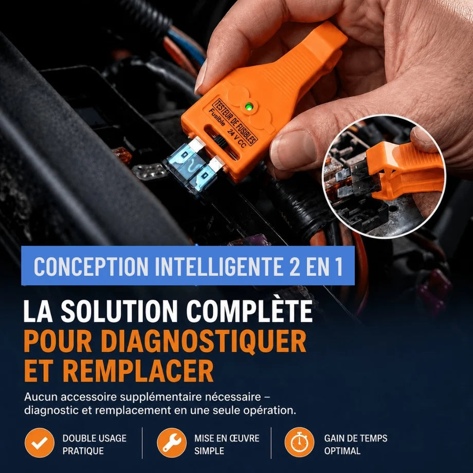 Contrôleur de Fusibles Automobile Professionnel